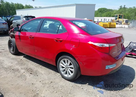 2014 Toyota Corolla Le z USA, uszkodzony, nr VIN 2T1BURHE0EC000417